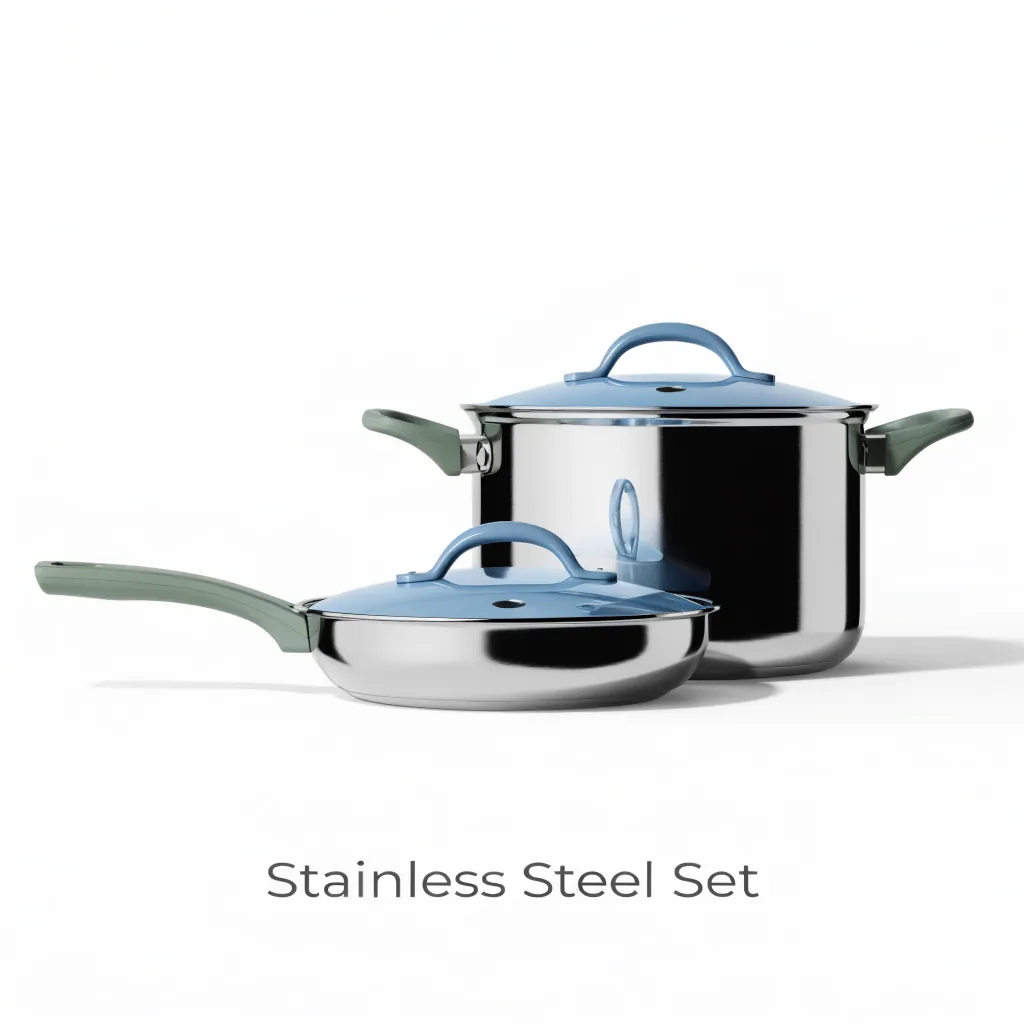 LEGEND COOKWARE 5-Ply Stainless Steel Cookware Set
